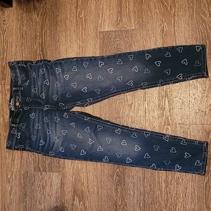 Wonder nation girls geggings with hearts